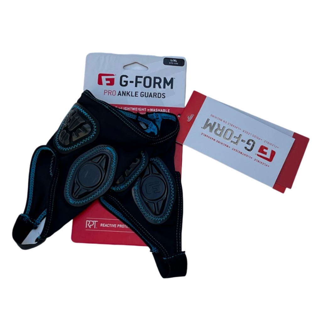 NWT L/XL G Form Pro Lightweight Ankle Guards Sportswear Athletic Athleisure